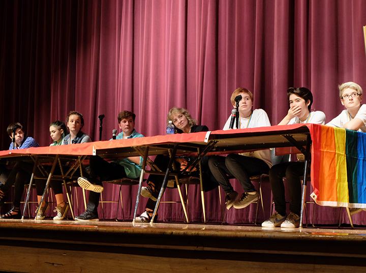 Prism panel members and Glenda Ritz take audience questions.