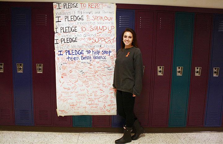 Students sign pledge to stop teen dating violence