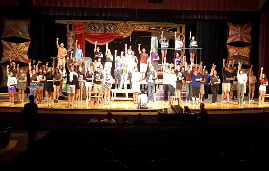 Sounds of South rehearses "Pippin"