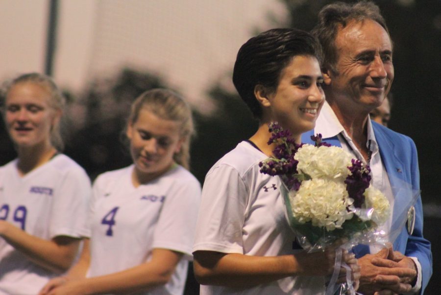 Girls soccer senior night photos