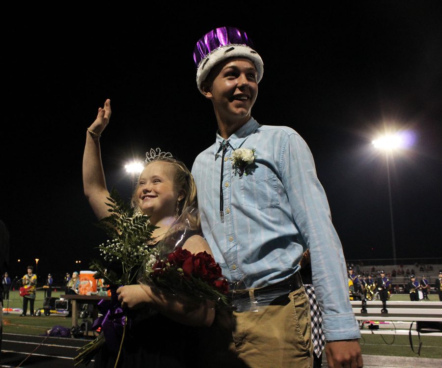 Homecoming king and queen