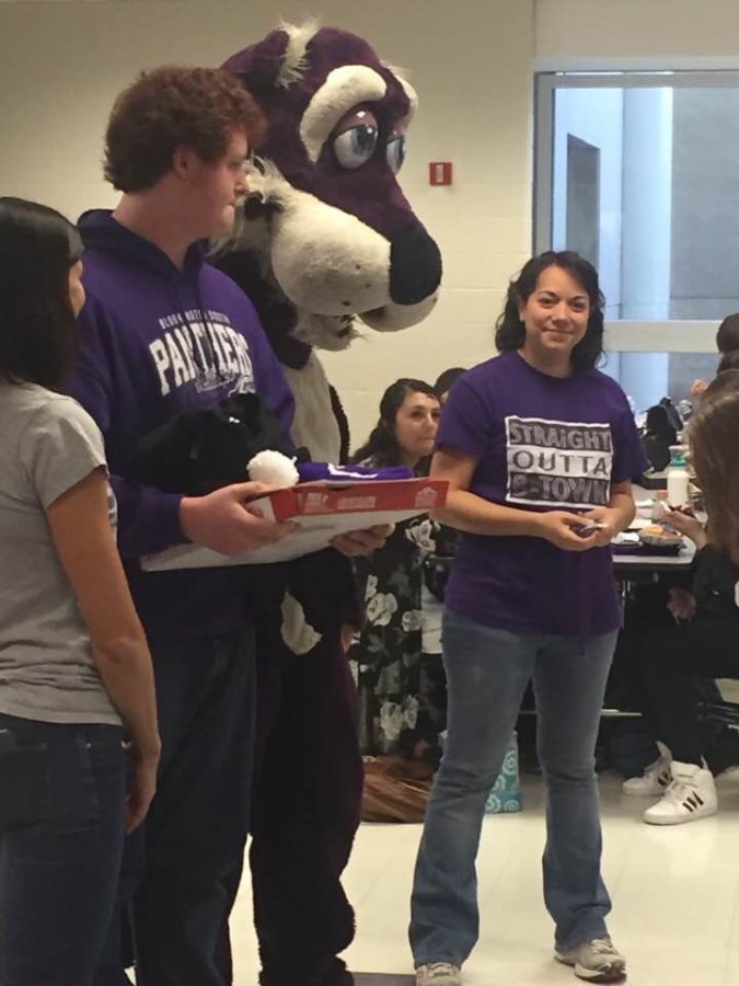 Student honored at lunch