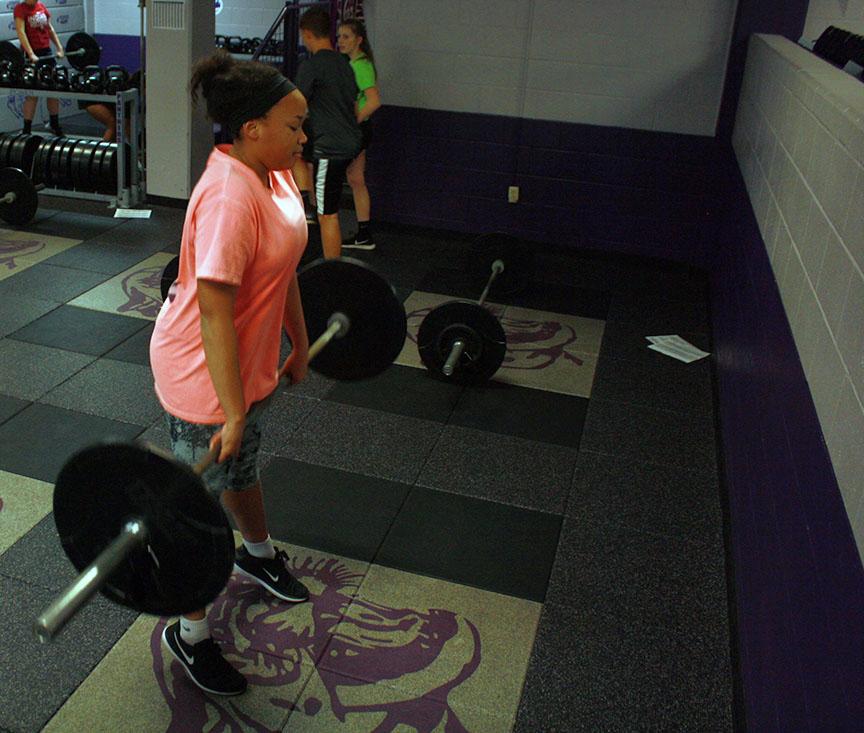 Weights helps athletes to become stronger