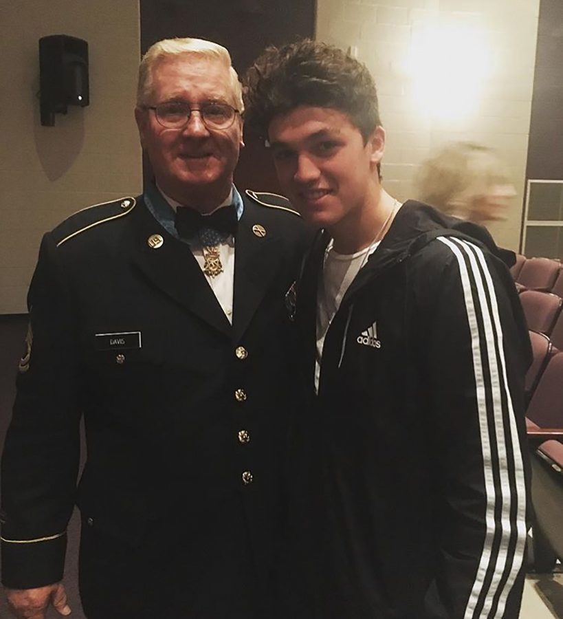 Medal of honor recipient visits South
