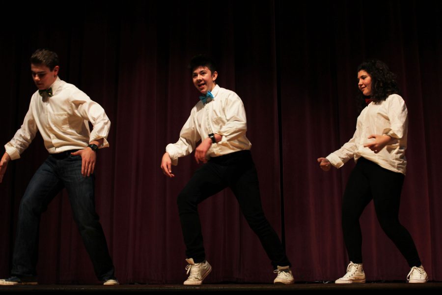 Students dance at the South Talent Show