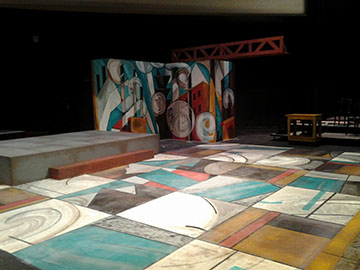 Setting the Stage for the Final Rehearsal of "Working"