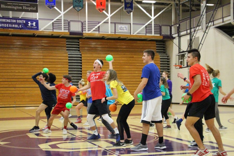 Dance marathon holds dodgeball Color Wars (Gallery)