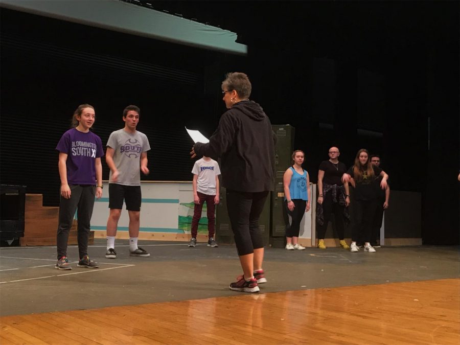 Theatre South rehearses for "Footloose"