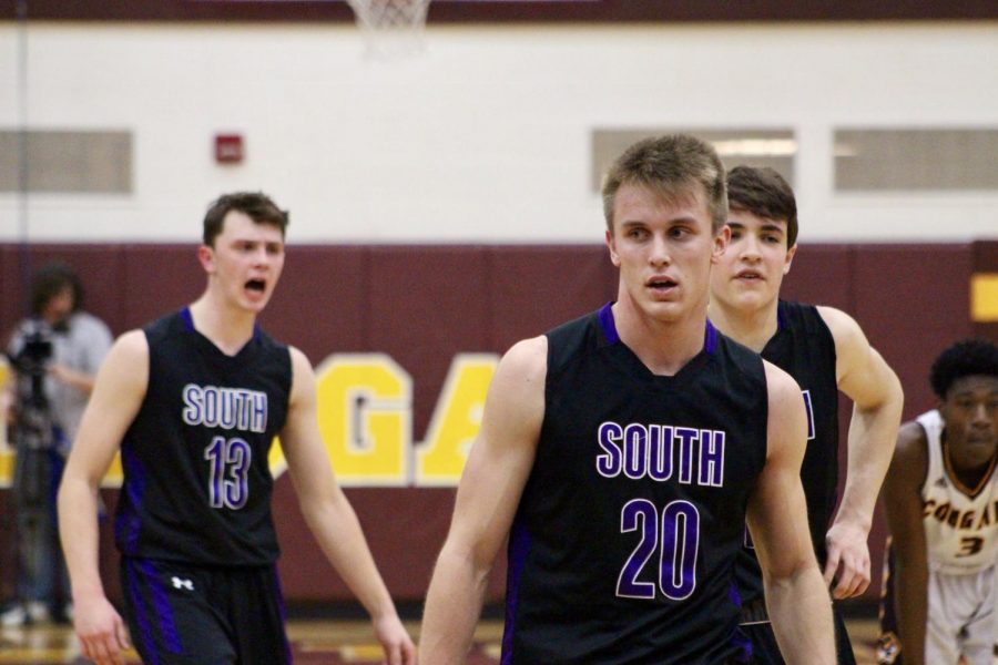 Souths Chris Bomba (20) looks on during the Panthers win against the Cougars, 55-26.