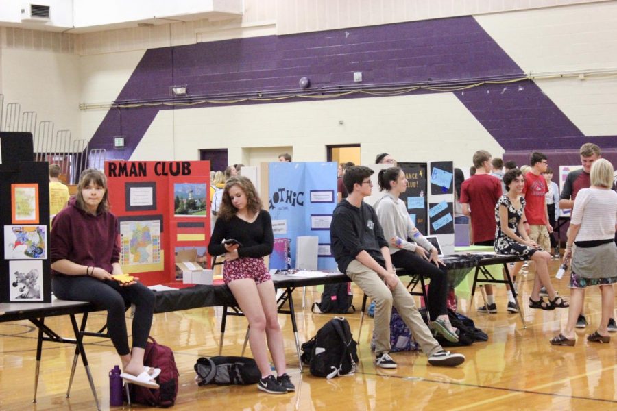 Clubs show what they're all about during Purple Carpet Day. 