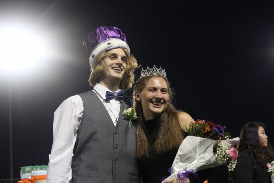 Homecoming king and queen crowned