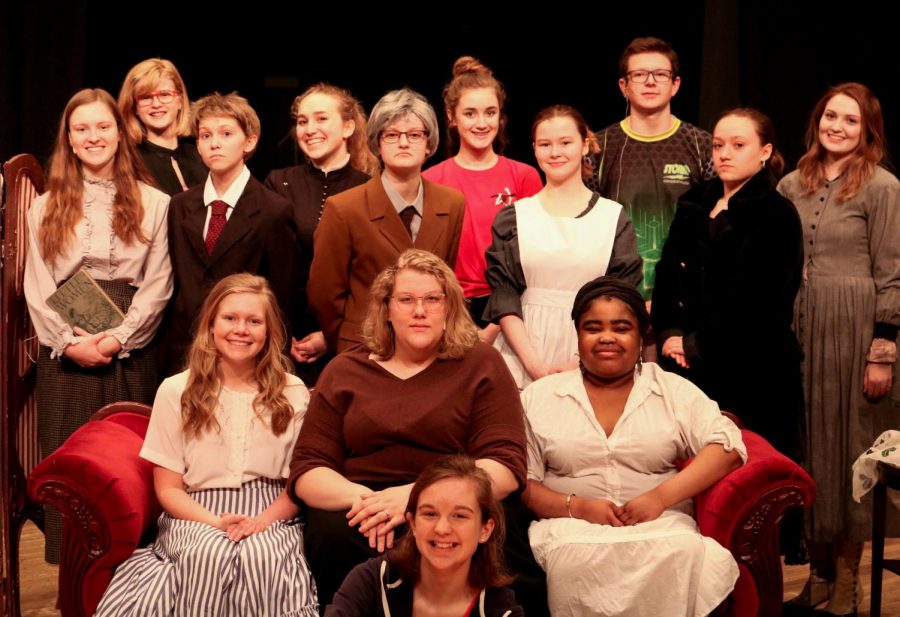 The cast and director of Little Women. Photographed by Daniel Kennedy