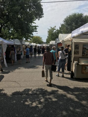 4th street, filled with art.