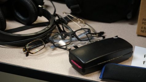 The main office is trying to reunite lost items, including glasses, keys, backpacks, and water bottles with their owners. 