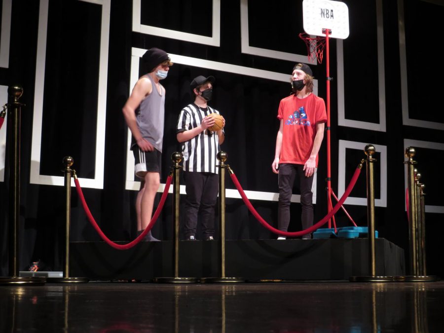 Bloomington South Theater practices for their upcoming show, "Velvet Ropes" opening November 12.