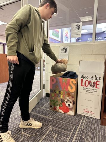 New PAWS Donation Bin in the Library