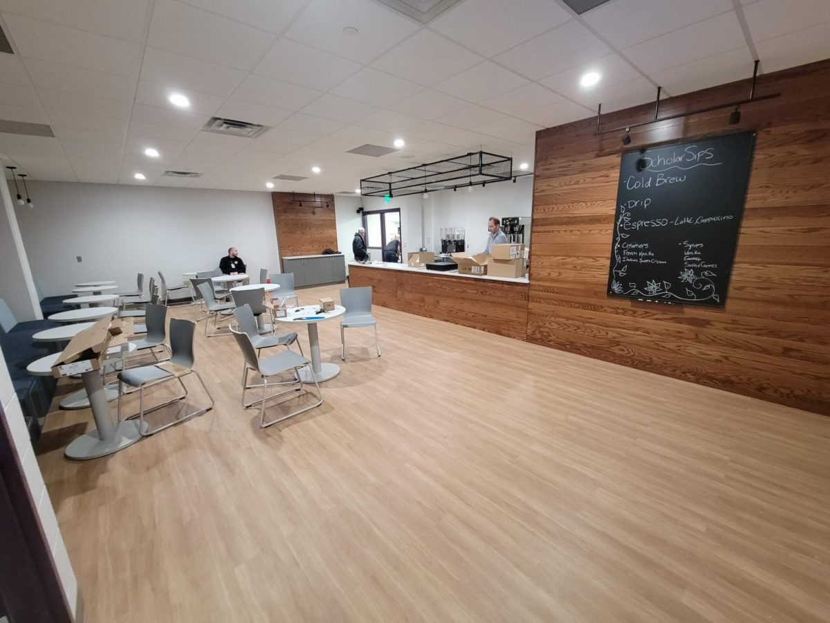 Current progress on South's new coffee shop