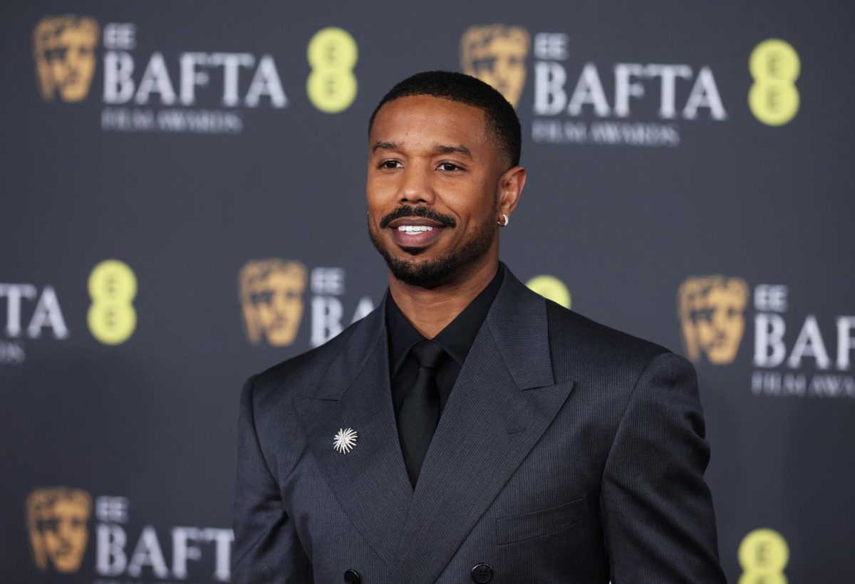 Michael B. Jordan poses on the red carpet during the 2026 British Academy of Film and Television Awards (BAFTA) at the Royal Festival Hall in the Southbank Centre, London, Britain, February 22, 2026. REUTERS/Isabel Infantes