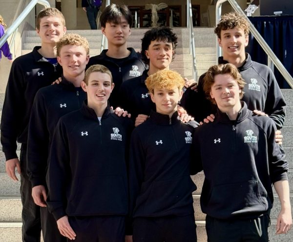 Boys swim team competes at state with two-time state champion